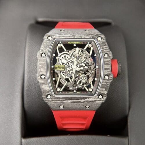 Richard Mille RM35-02 Skeleton with Red Rubber Strap